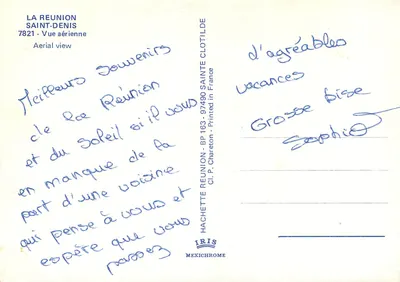 Saint-Denis — Vista aérea — IRIS — Verso