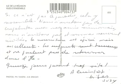 La Réunion — Panorama — Éditions CLIN D'ŒIL — Rewers