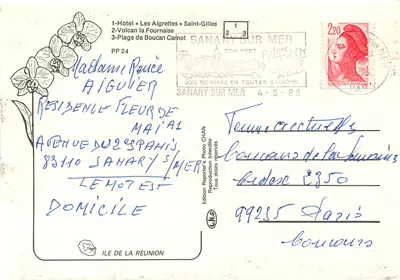 Hôtel Les Aigrettes — Wulkan La Fournaise — Plaża Boucan Carnot — Sanary-sur-Mer — Rewers