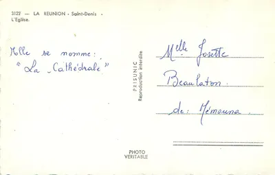 Saint-Denis — A Igreja — PRISUNIC 3122 — Verso