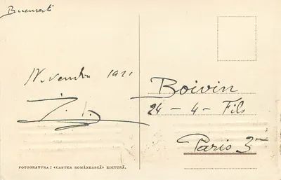 Ministerul Lucrărilor Publice — București — G.C.R. n° 113 — Rewers