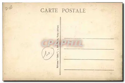 Moulins — Katedra — Wydawnictwo 'Idéal', t. Rouvillot, Vichy (Allier) n° 1711 — Rewers