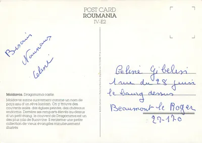 Dragomirna — odosobniony klasztor w Mołdawii — Editura Servicii S.A. Photo Poly/Hooa Ouir, IV-E2 — Rewers