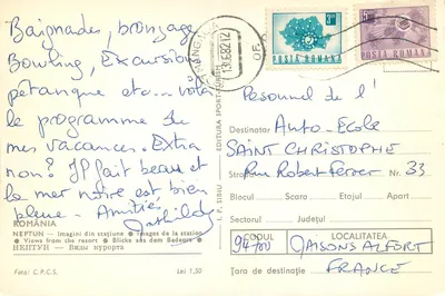 Neptun — Estação de férias — Editor I.P. SIBIU, n° 33 — Verso
