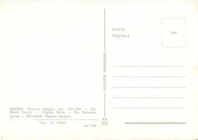 Brașov — Czerwona Katedra (XIV–XV) — Wydawca Meridian — Rewers
