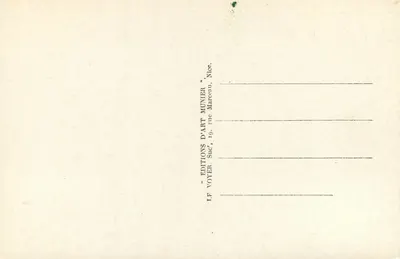 Praia de Monte-Carlo — Sporting d'Été — Edições d'Art Munier, Nice — Verso