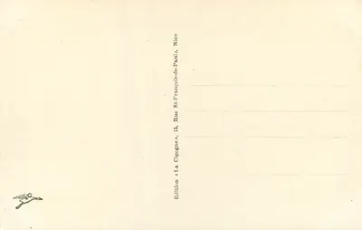 Monako — Muzeum Oceanograficzne — Wydawnictwo «La Cigogne» — Rewers