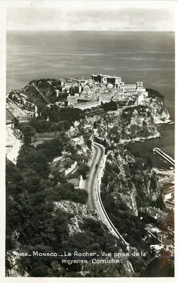 Mônaco - O Rocher - Vista tirada da Corniche média