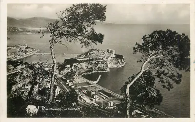 Mônaco - O Rocher — vista panorâmica — editor não identificado, n° de série 16