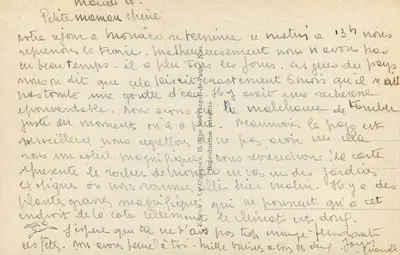 Mônaco — O Rocher e os Jardins Exóticos — Editor: A Coruja, n° 1490 — Verso