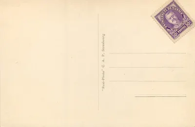 Monaco — Vista do Rocher e do Cap Martin — C.A.P. n°375 — Verso