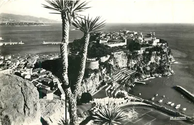 Vista do Rocher de Mônaco — O Cap Martin e a Itália — Ed. « La Cigogne »