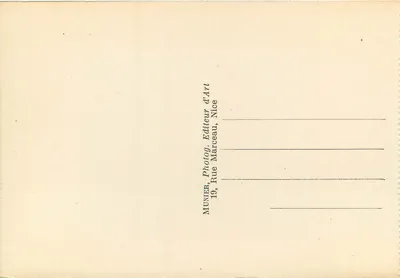 Monte-Carlo — Le Terrazze del Casinò — Munier, Fotografo Editore, Nizza — Verso