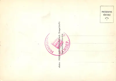 Grace Kelly — SAS Rainier III Prins van Mónaco — Kasteel van Mónaco — Achterkant