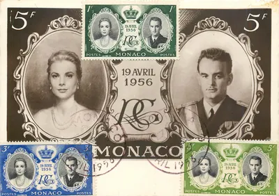 Princesa Grace e Príncipe Rainier III — casamento — edição S.I.E.M.C. - 48 Bd du Jardin Exotique, Mônaco