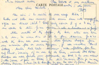 Principe Rainier III — Monaco — G. Détaille, Monte-Carlo — Verso