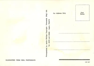Cenas culturais — Western State Nigeria — editor Phillips & Co. Ltd, NIG 267 — Verso