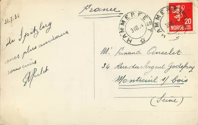 Nordkapp — Norwegia — Enerett Mittet & Co. nr 1/42 — Rewers