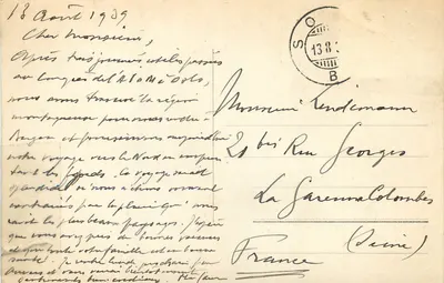 Bergen — widok portu i gór — Erhart Mittel & Co. n° 0358 — Rewers