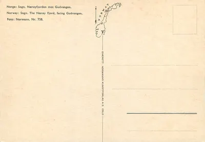 Nærøyfjord — w kierunku Gudvangen — Normann, nr 758 — Rewers