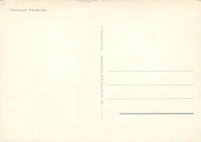 Thorsager Rundkirke — wydawca Rudolf Olsen - Kunstforlag A/S, nr 841 — Rewers