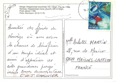 Hopperstad Stavkyrkje — Igreja de madeira medieval — Normanns Kunstforlag AS — Verso