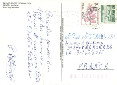 Bergen — Dom Edvarda Griega w Troldhaugen — Bergen Grafisk AS — Rewers