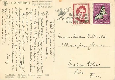 Sosna - Tanne - Abete - 1905 — E. L"öpfe-Benz, Rorschach — Rewers