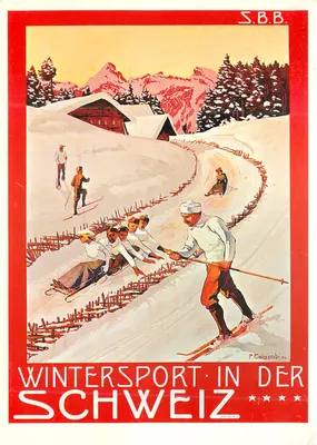 Sport invernale in Svizzera — P. Colombi — S.B.B. — Nr. 1072