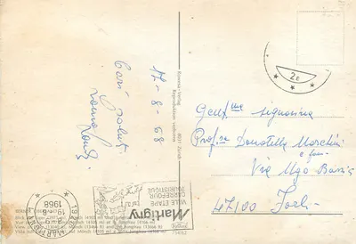 Widok na Szwajcarskie Alpy — Berner Oberland — wydawca Roweswa-Verlag, nr 896 — Rewers