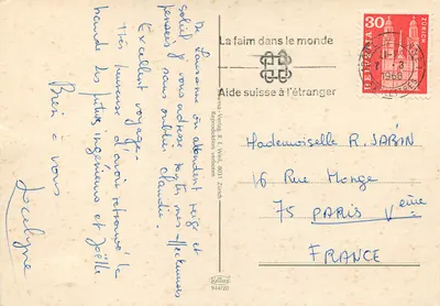 Lausanne — widok panoramiczny — Navesa-Verlag R. E. Weil, 944/20 — Rewers