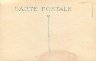 Toreada — Przygotowanie do zabicia. Suerte z mulety dla szpady — G. Lemaître & Cie, wydawca, Nice — Rewers