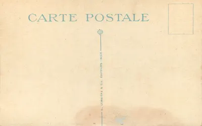Torrenotering — Het Paseo — Het defilé van de cuadrilla — G. Lemaître & Cie, Uitgever, Nizza — Achterkant