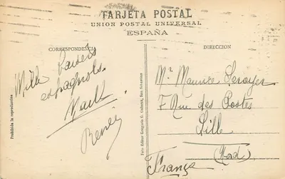 Igreja do Bom Pastor — San Sebastián — Editor G. Galarraga, n° 151 — Verso