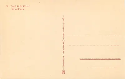 San Sebastián — Gran Playa — Foto Galarza, nr 51 — Rewers