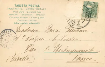 Fachada do Alcázar — Séville — editor Dresden & Co., n° 28388 — Verso
