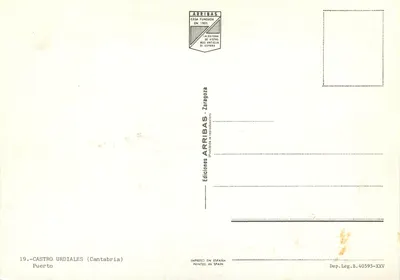 Castro Urdiales — Puerto — Editions ARRIIBAS — Back