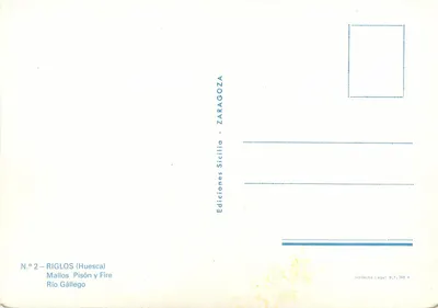 Riglos — Mallos Pisón y Fire — Ediciones Sicilia - ZARAGOZA — Rewers