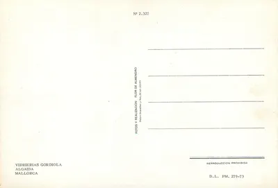 Palácio da Cultura de Mallorca — vista geral — Vidrierias Gordiola, Algaïda — Verso