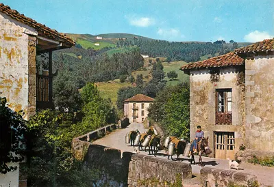 Llerana (Santander) — O leiteiro — Foto: Hurtamante