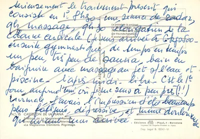 Castellón — Klasztor Magdaleny — wydawca Alden de la Plana, nr 16 — Rewers