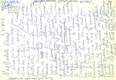 Campredon — Most rzymski — wydawca P. Arenas, nr 504 — Rewers
