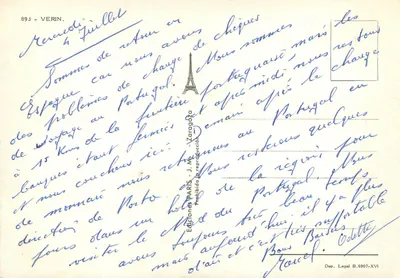 Verín — zamek i ulica — Wydawnictwo J. M. Zaragoza, nr 893 — Rewers