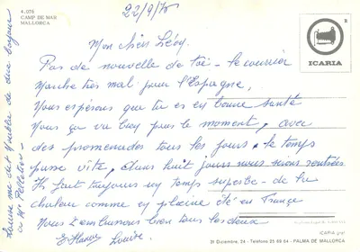 Camp de Mar — Hotel Plaga — éditeur non visible — Rewers