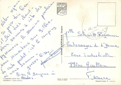 Camping Mar del Pirinbo — TIERMAS — Arribas, Zaragoza — Rückseite
