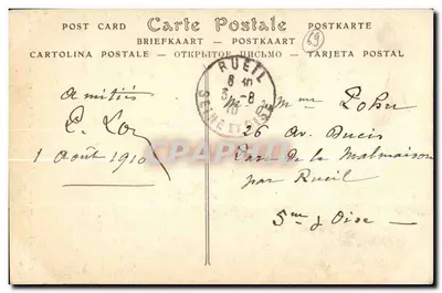 LYON — Fachada da Basílica de Fourvières — Editor anônimo, n° 108 — Verso