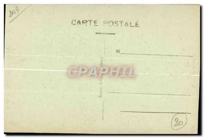 Saint-Germain-des-Fossés — A Igreja — Editor Bourbonnais, n°90 — Verso