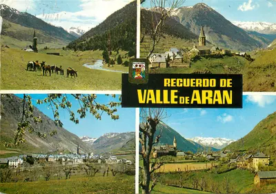 Valle de Aran — paisagens e aldeia — Comercial Escudo de Oro, S.A.