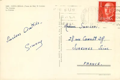 Codolar — Costa Brava (Tossa de Mar) — García Garrabella & Cia. S.R.L.C. — Verso