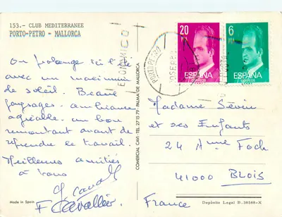 Porto-Petro - Club Méditerranée — editor Club Méditerranée, n° 153 — Verso